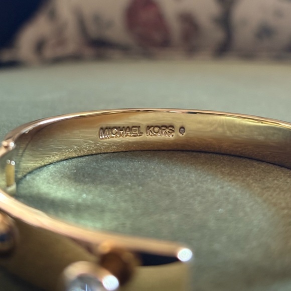 Michael Kors Gold Lock Bracelet - Picture 6 of 11